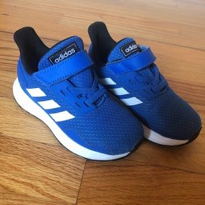 Blue adidas sneakers toddler size 8